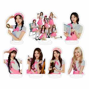 2024 nuevo regalo acrílico creativo KPOP Idol Group Stray Kids Jung Kook <span class=keywords><strong>Kim</strong></span> <span class=keywords><strong>Tae</strong></span> <span class=keywords><strong>Hyung</strong></span> plástico transparente Standee soporte acrílico - Product Image 1