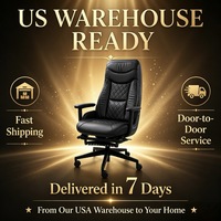 Silla de Oficina Ergonómica de Cuero PU Moderna para Ejecutivos, Directo de Fábrica, con Función de Masaje, Buena Calidad, Portátil