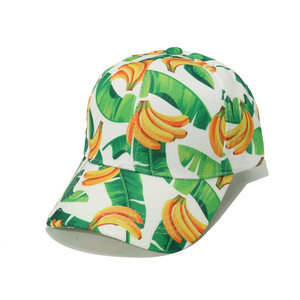 Fabricante de <span class=keywords><strong>Gorras</strong></span> Personalizadas, Gorra de Béisbol de 6 Paneles con Visera Rígida de Poliéster, Protección Solar con Diseño de Hoja de Plátano, Gorra de Viaje para la Playa - Product Image 5