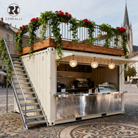 Kiosque Conteneur Maritime Bar Remorque Conteneur Café Bar Conteneur Maritime Bar à Vendre Conteneur Café