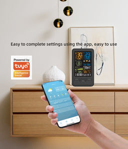 <span class=keywords><strong>Station</strong></span> météo professionnelle 3395TY avec application TUYA pour la vitesse et la direction du vent, calendrier et prévisions météorologiques - Product Image 6