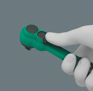 Llave de Trinquete Wera Zyklop Comfort de 3/8\": Mecanismo de Dientes Finos Intercambiable con Expulsor de Puntas para Fijación Profesional - Product Image 5