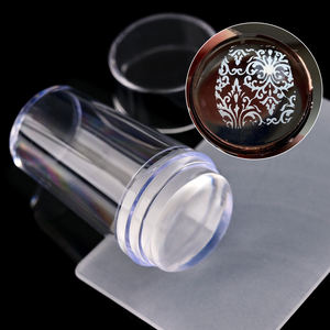 Tampon à ongles en silicone Aurora Jelly avec grattoir <span class=keywords><strong>Kit</strong></span> d'estampage pour manucure, 1 pièce - Product Image 5