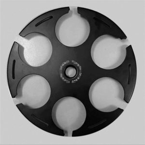 Support de microphone métallique OEM avec 6 supports de micros, support de barre carré circulaire professionnel pour micros portatifs, bonnette anti-vent en mousse pour communication filaire, trou pour câble - Product Image 4