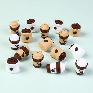 Al por mayor: Cuentas focales de silicona 3D para joyería DIY, cuentas para tazas de café y cuentas para mordedores, y para la fabricación de bolígrafos con cuentas - Product Image 1