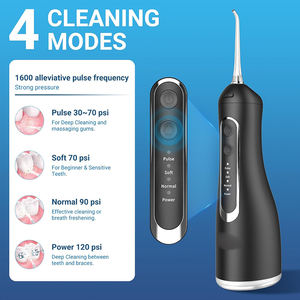 Appareil de nettoyage buccal électrique portable sans fil, étanche, à 4 modes, irrigateur dentaire pour le soin des dents - Product Image 3