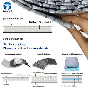 Moderne Reflektierende Hochleistungs-Aluminium-Blasenfolie Isolierrolle Thermische Isolierung Strahlungsbarriere Baumaterial mit CE - Product Image 2