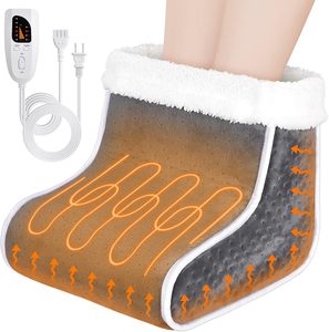 Calentadores de Pies Eléctricos de 100W para Personas Mayores, Calentador de Pies Eléctrico con Franela Ultra Suave - Product Image 1