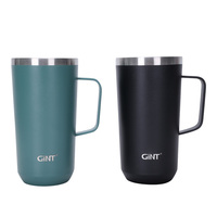 Tasse à café de voyage en acier inoxydable à double paroi de 30oz avec logo personnalisé en acier inoxydable, tasse de voyage de haute qualité pour le thé et le café de bureau
