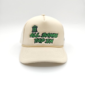 Casquette Trucker 5 Panneaux en Tissu Oxford Chevron Dobby avec Mousse, Couleur Unie, Maille Respirante, Logo Personnalisé, 70 Couleurs, Plage, Hip Hop, Vente en Gros OEM - Product Image 3
