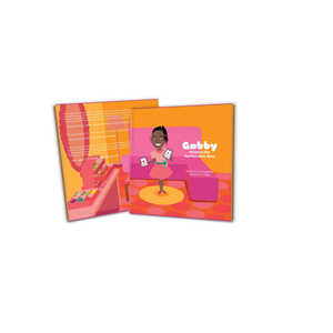 Gabby inventa el lazo perfecto para el cabello, libro infantil de tapa dura con sobrecubierta. - Product Image 2