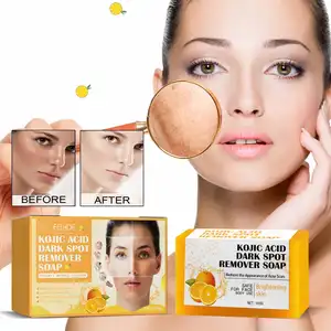 Gesicht Haut Körper aufhellung Peeling Koji E San Haut aufhellende weiße Koji säure seife mit Vitamin C Original Private Label Lieferant