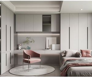 Armoire de villa, meubles de maison, armoire de chambre à coucher, solutions personnalisées pour les villas, les appartements et les hôtels - Product Image 1