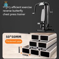 Appareil de musculation à charge libre pour exercices Pec Fly/Deltéens arrière, machine de pression bras-poitrine pour usage domestique