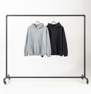 Custom Logo <b>Men's</b> Heavyweight 420GSM Fleece Oversized Hoodie Cotton Polyester Drop Shoulder Hoodies Unisex Pullover - Product Image 3