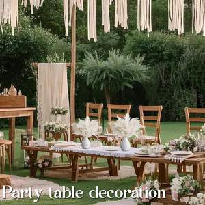 Decoración para el Hogar G25, Flor de Pampas Artificial de 55 cm, Ramo de Hierba de Pampas Artificial en Caja de Cartón, Decoración de Pascua - Product Image 4