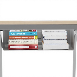 Set Tavolo e Sedia <span class=keywords><strong>Darwin</strong></span> di Alta Qualità per Uso Commerciale, Tavolo da Studio Regolabile in Altezza per Studenti e Bambini, Struttura in Metallo - Product Image 5
