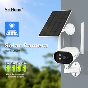 2023 New DH003 2K 4MP Outdoor Solar Wifi Camera Wireless Cctv Security Cameras Surveillance 2.4G Solar Wif Network Camera