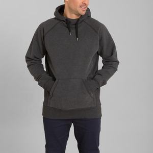 <b>Men's</b> Fleece Pullover Hoodie <b>Sweatshirts</b> Customized Logo Design Embroidery Printed <b>Grey</b> Custom Material Quick Dry <b>Man</b> Hoodies - Product Image 3