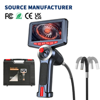 Endoscope vidéo industriel articulé à quatre voies avec éclairage LED pour l'inspection des cylindres de moteur de voiture