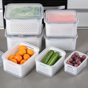 Jia Yi Food Storage <b>Container</b> Rectangle Stackable With Lid For Kitchen Refrigerator <b>Freezer</b> Use - Product Image 3