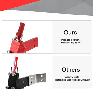Lawnmower <b>Blade</b> <b>Sharpener</b> 15-45 Degree Adjustable Aluminum Alloy Manual For Standard <b>Blade</b> Red Color - Product Image 4