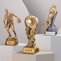 Trophée de football personnalisé en résine, coupe de récompense pour le championnat sportif, prix pour les joueurs et les équipes de compétition