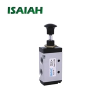 Válvula solenoide de aire de tres vías de dos posiciones marca Isaiah de buena calidad 3V1-06 para equipos neumáticos