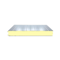 Panneaux sandwich en polyuréthane à mur isolé pour l'extérieur Panneaux sandwich en aluminium PU Prix