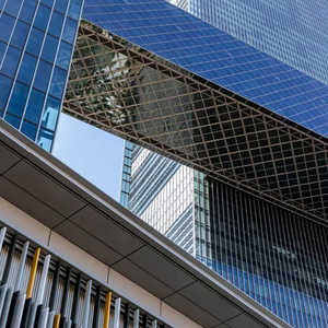 Mur-rideau en verre contemporain avec surface miroir pour l'extérieur des bâtiments, design anti-corrosion - Product Image 5