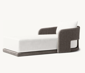 Diseño Sassanid Patio al aire libre Juegos de jardín Hotel Resort Suministro Todo clima Mimbre <span class=keywords><strong>La</strong></span> <span class=keywords><strong>Paz</strong></span> Chaise - Product Image 4