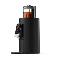 Bouilloires turques Hotsy Skd 3L+1L, théière et bouilloire en verre, chauffe-eau électrique, samovar, ensemble à thé en acier inoxydable