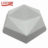 Panneau acoustique 3d en Polyester pour bricolage, panneaux en feutre PET, panneau sonore mural, DIY, prix d'usine
