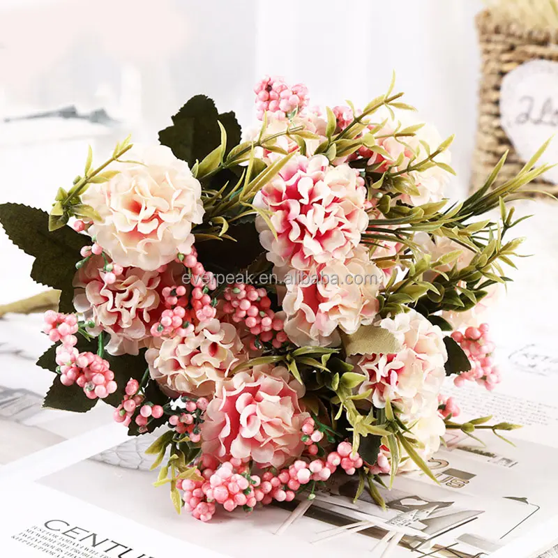 Yo cho — Bouquet de roses artificielles, pour la mariée et les demoiselles d'honneur, vente en gros