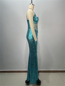 <span class=keywords><strong>Robe</strong></span> de <span class=keywords><strong>Cocktail</strong></span> Sexy pour femmes, <span class=keywords><strong>longue</strong></span> tenue moulante de fête à la mode - Product Image 2