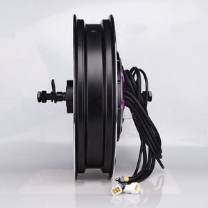 Moteur de course haute performance de 17 pouces, 5000W, vitesse rapide, moteur BLDC pour moto, moteur de moyeu TTS de 17 pouces sans jante - Product Image 3