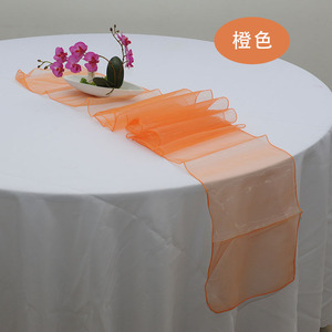 Chemins <span class=keywords><strong>de</strong></span> <span class=keywords><strong>table</strong></span> en <span class=keywords><strong>organza</strong></span> 12 "X 108" pour réception <span class=keywords><strong>de</strong></span> mariage ou décoration <span class=keywords><strong>de</strong></span> fête - Product Image 6