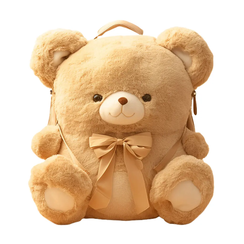 Ransel boneka beruang hewan, ransel anak boneka beruang teddy kustom untuk anak-anak bayi