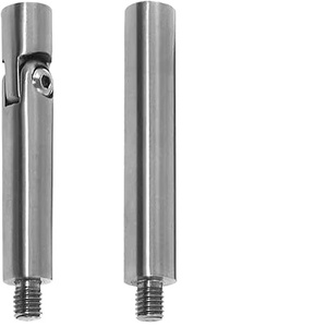 Pasamanos de acero inoxidable con acabado satinado SS316, barandilla de vidrio, accesorios para escaleras, vástago de soporte para pasamanos - Product Image 4