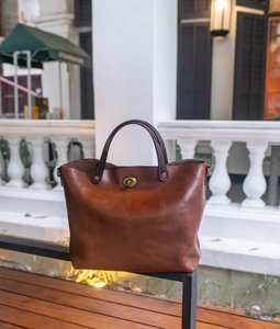 Sac bandoulière en cuir véritable vintage pour femme, en cuir de vachette pleine fleur tanné végétal, modèle 2026, vente chaude, ODM&OEM - Product Image 6