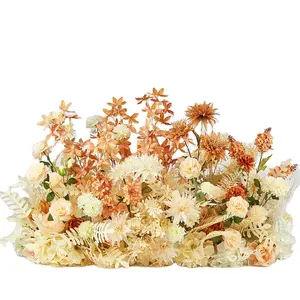 結婚式の装飾のための花のアレンジメント高品質美しい花列テーブルセンターピースを製造