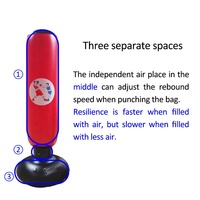 Sac de boxe gonflable en pvc de 0.3mm et 160cm de hauteur pour enfants