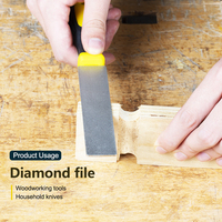 Affûteur de couteaux en diamant plat, vente en gros, limes en diamant double face pour l'extérieur