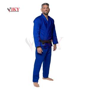 Combinaison d'entraînement de haute qualité pour hommes, design personnalisé, BJJ, karaté, tissu polyester/coton 360g, séchage rapide et respirant - Product Image 3