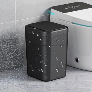 <span class=keywords><strong>Poubelle</strong></span> <span class=keywords><strong>automatique</strong></span> sans contact avec capteur de mouvement et couvercle, <span class=keywords><strong>poubelle</strong></span> intelligente à induction pour cuisine, bureau, toilettes, hôtel et usage domestique - Product Image 3