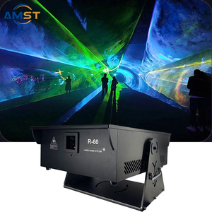 Super alta potencia a todo color efecto 3D impermeable IP65 60W RGB escáner láser luces al aire libre cielo proyector iluminación de escenario - Product Image 1