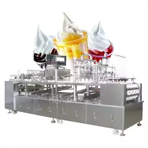 Pop Corn Water Nut Ice Cream Hot Form Fill and Seal Film of Plastic Cup Machine Price