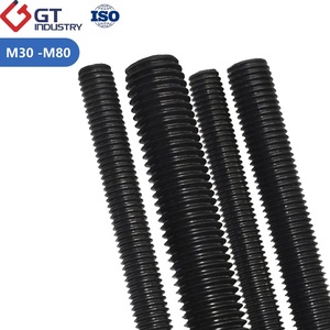 Thanh thép không gỉ kẽm Đen Thép Carbon thanh ren M30 M32 M34 M36 M38 M40 M42 M50 M60 M70 M80 kích thước lớn thanh ren - Product Image 3