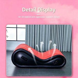 Sofá Inflable de PVC para Adultos, Silla de Juego para Parejas, Mueble Sexual para Playa, Jardín y Exteriores, Sofá Plegable, Juguetes para Mujer - Product Image 5