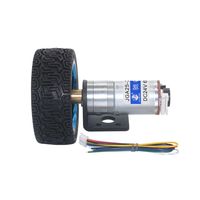 Aismartlink JGA25-370 l'encodeur de moteur à engrenages DC peut mesurer la vitesse du robot de direction de la voiture d'équilibre de suivi